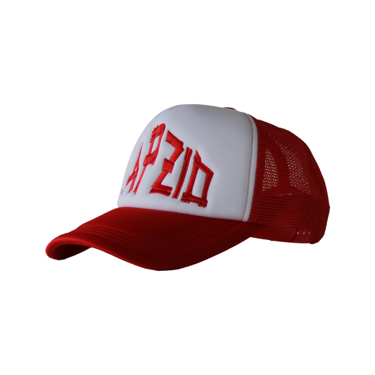 Red & White Cap